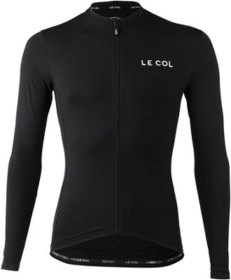 LE COL Pro Long Sleeve Jersey - Black - S}, Black