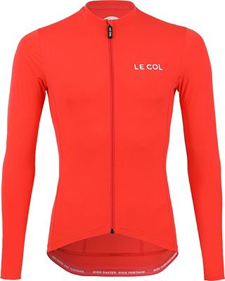 LE COL Pro Long Sleeve Jersey - rosa corallo - XXXL, rosa corallo