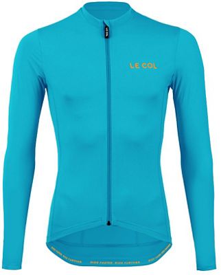 LE COL Pro Long Sleeve Jersey - Peackock-Saffron - XL}, Peackock-Saffron