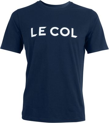 LE COL Technical Logo T Shirt - Marine - XXXL, Marine