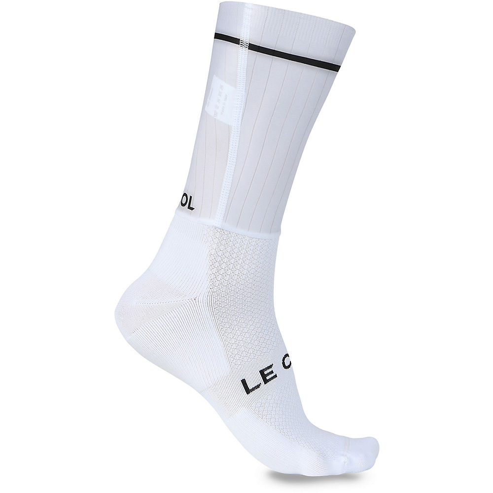 Image of LE COL Aero Socks - Blanc - S/M, Blanc