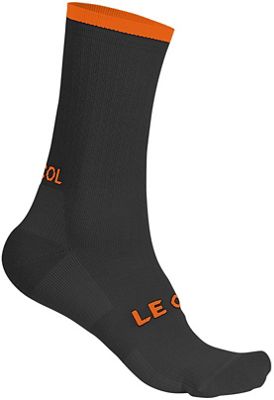 Calzini da ciclismo LE COL Tech Wool - Grey-Saffron} - S/M}, Grey-Saffron}