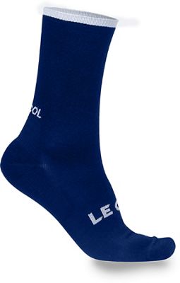 LE COL Tech Wool Cycling Socks - Navy-White - S/M}, Navy-White