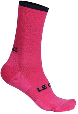 Calzini da ciclismo LE COL Tech Wool - Pomegranate-Navy} - L/XL/XXL}, Pomegranate-Navy}