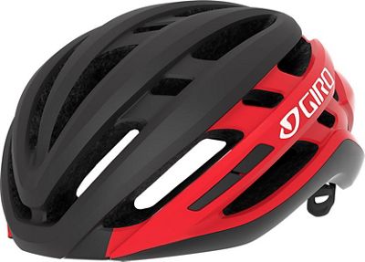 Giro Agilis Helmet - Matte Black-Bright Red 20 - L}, Matte Black-Bright Red 20