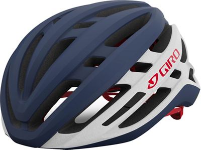 Giro Agilis Helmet - Matte Midnight - White - Red - M}, Matte Midnight - White - Red