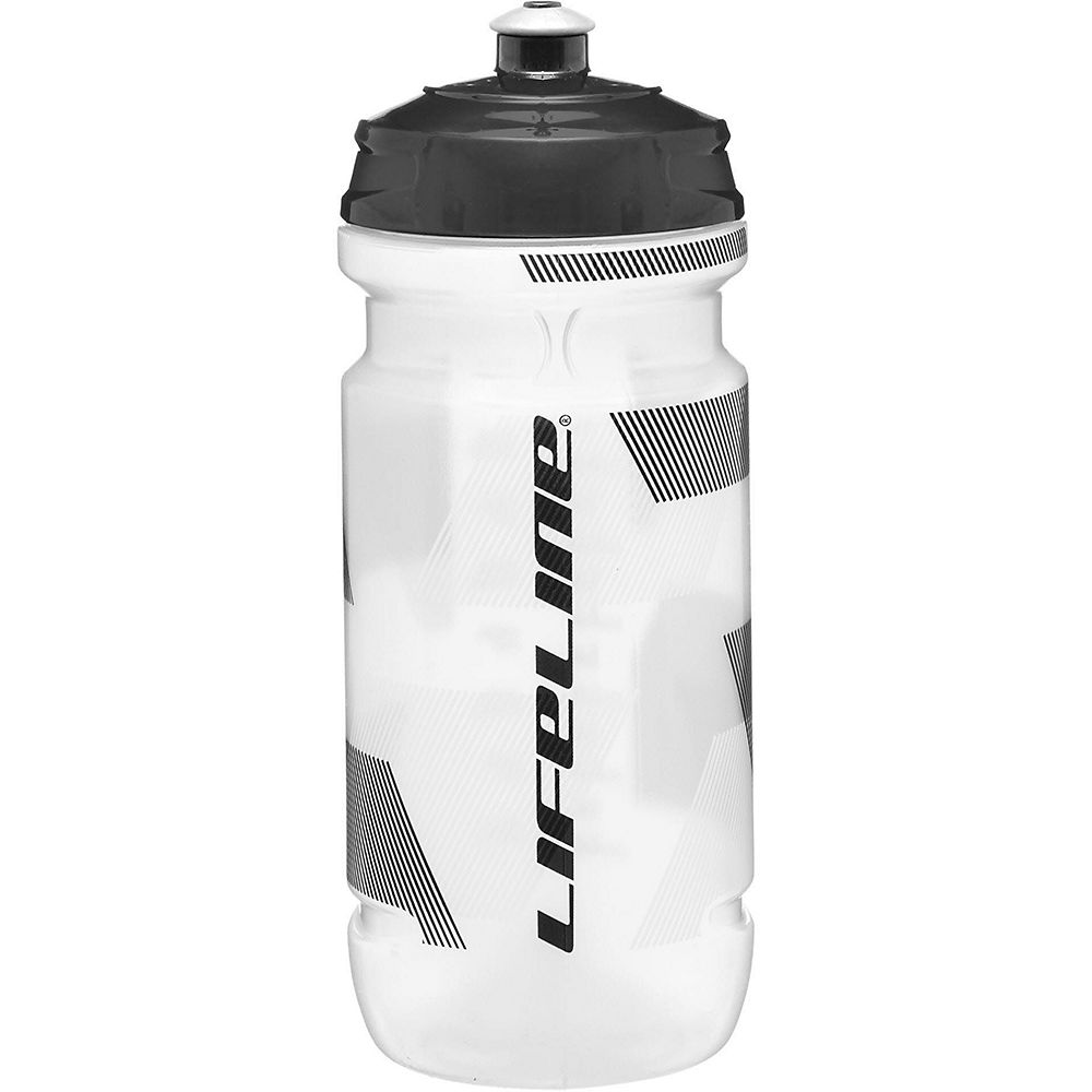 LifeLine Water Bottle 600ml - Blanc - Noir