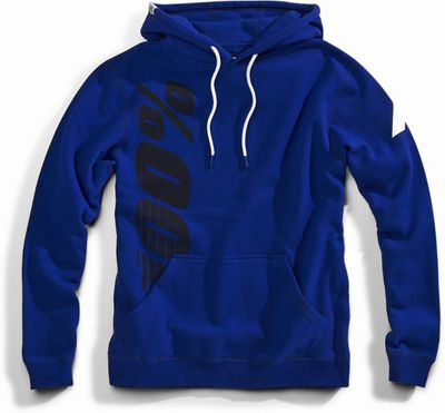 100% Arcane Hooded Pullover Sweatshirt Spring 2012 - Bleu - M, Bleu