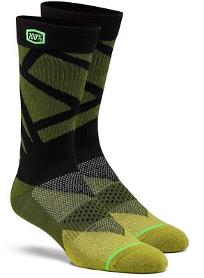 100% Rift Athletic Socks Spring 2012 - Fatigue - L/XL/XXL, Fatigue