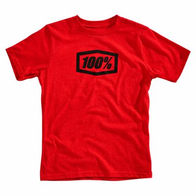 100% Essential Youth T-Shirt Spring 2012 - Rouge - M, Rouge