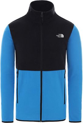The North Face Tka Glacier Full Zip Jacket - Clear Lake Blue-TNF Black - S