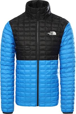 The North Face ThermoBall Eco Light Jacket - Clear Lake Blue-TNF Black - XL