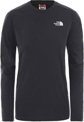 The North Face Women's L-S Simple Dome Tee - Asphalt Grey - XL