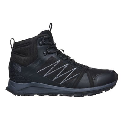 The North Face Litewave Fastpack II Waterproof Shoes - TNF Black-Ebony Grey - UK 10