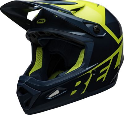Bell Transfer Full Face Helmet 2020 - Slice Gloss Blue-Yellow 20