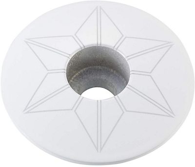Supacaz Star Capz Stem Top Cap - bianco, bianco