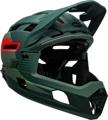 Bell Super Air R Full Face Helmet - Green Infared 20 - L}, Green Infared 20