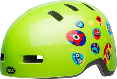 Bell Kids Lil Ripper Helmet 2020 - Monstors Gloss Green - One Size}, Monstors Gloss Green