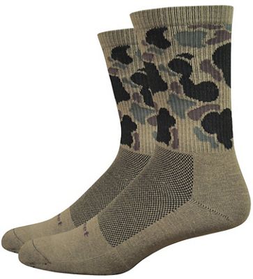 Defeet Levitator Trail 6 Duck Camo Socks - XL