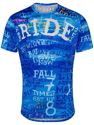 Cycology Ride Mens Technical T-Shirt  - Bleu, Bleu