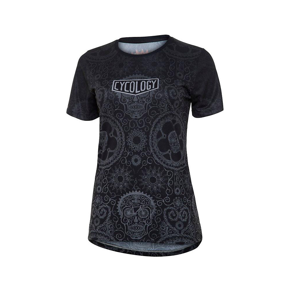 Cycology Women's Day of the Living Tech T Shirt - Noir, Noir