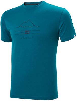 Helly Hansen Skog Graphic T-Shirt - Deep Lagoon - XL