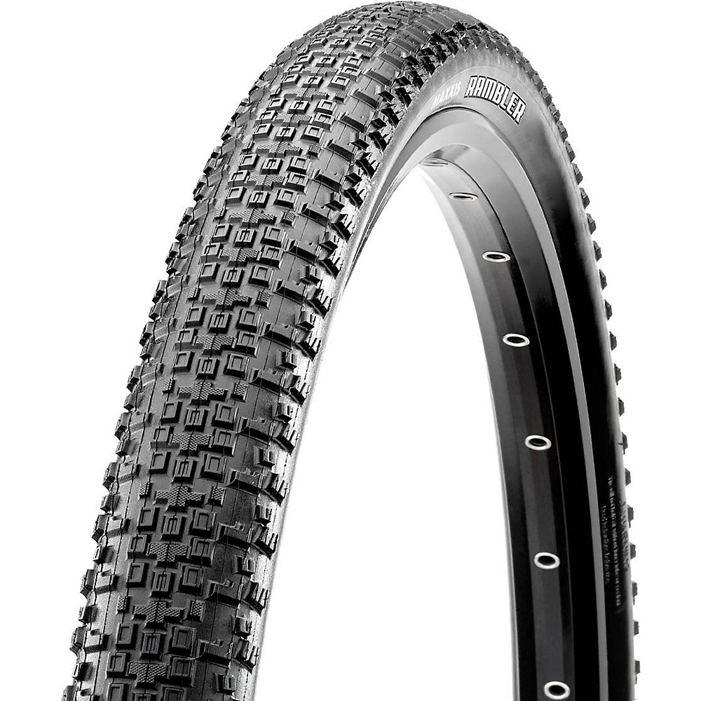 Image of Maxxis Rambler Gravel Tyre (SilkShield - TR) - Black - Folding Bead, Black