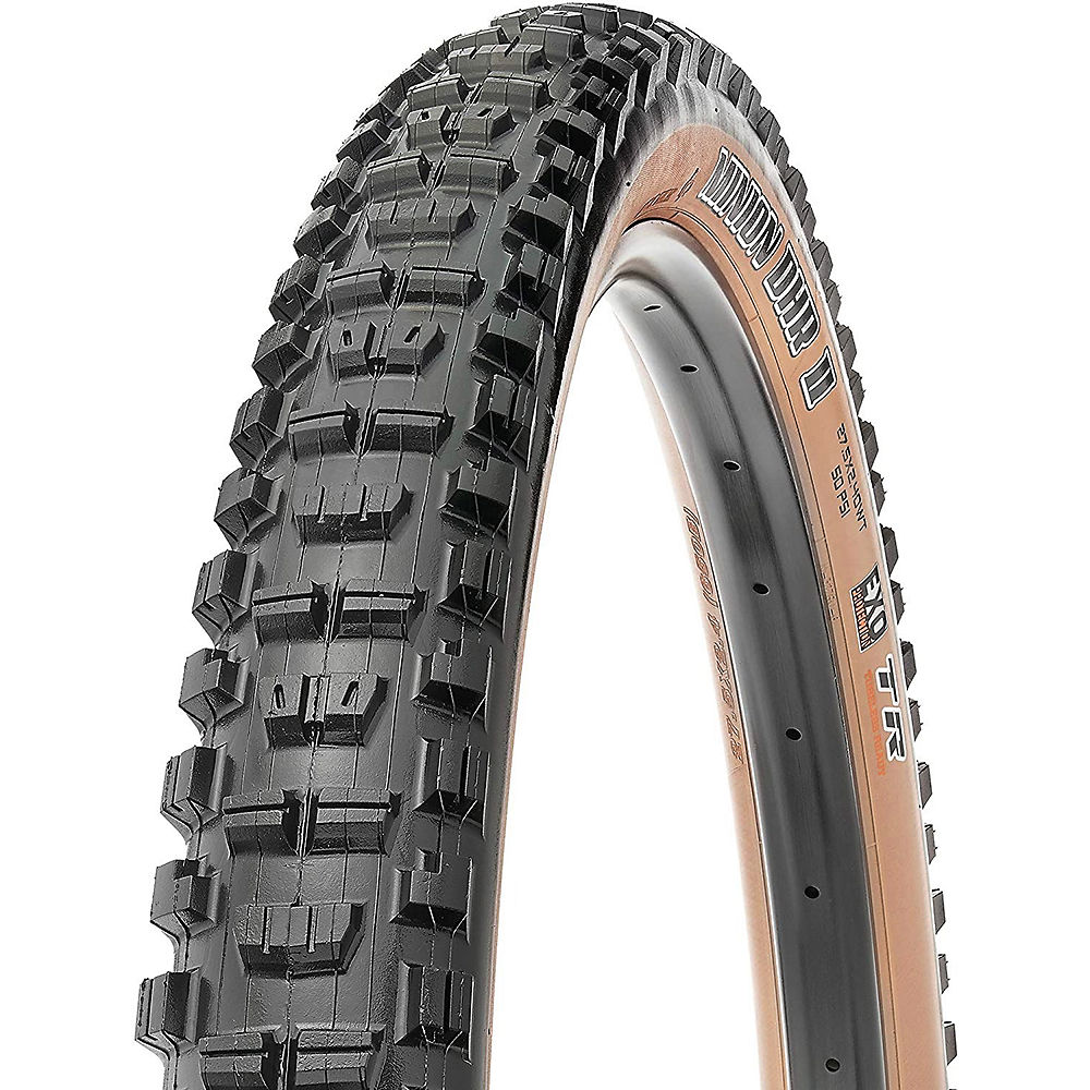 Maxxis Minion DHR II MTB Tyre - EXO - TR - WT - Skinwall - Folding Bead, Skinwall