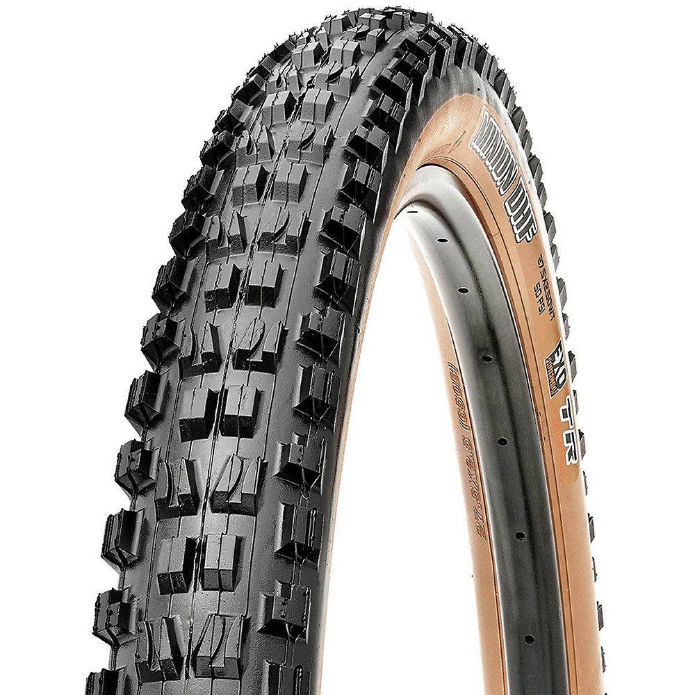 Maxxis Minion DHF MTB Tyre - EXO - TR - Skinwall - Folding Bead, Skinwall