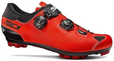 Sidi Eagle 10 MTB Shoes - BLACK-RED - EU 45}, BLACK-RED