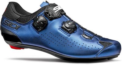Sidi Genius 10 Road Shoes - Iridescent Blue - EU 45.5}, Iridescent Blue