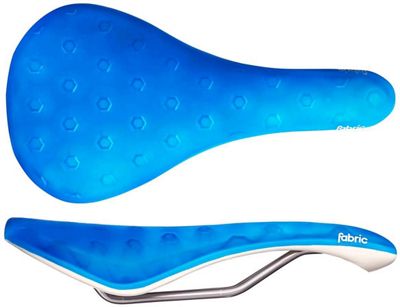 Fabric Cell Elite Radius Saddle - Blue and White - 155mm Wide, Blue and White