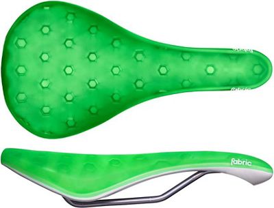 Fabric Cell Elite Radius Bike Saddle - 155mm Wide - Green and White