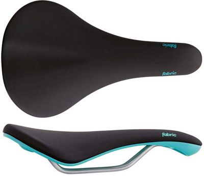 Fabric Scoop Radius Elite Gel Saddle - Black Aqua - 155mm Wide, Black Aqua