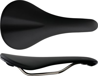 Fabric Scoop Shallow Race Bike Saddle - Black Black - 142mm Wide, Black Black
