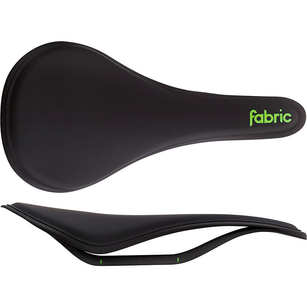 Image of Fabric ALM Shallow Ultimate Saddle 2018 - black green - 142mm Wide, black green