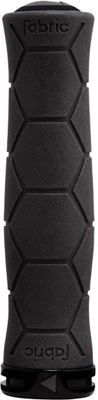 Fabric Semi Ergo Lock on Grips - Noir - 135mm, Noir