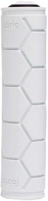Fabric Silicone Slip On MTB Handlebar Grips - White - 135mm}, White