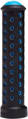 Fabric Slim Lock On MTB Handlebar Grips - Black Blue - 135mm}, Black Blue