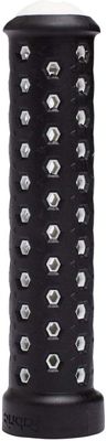 Fabric Slim Lock On Grips - Black White - 135mm, Black White