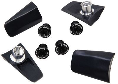 TA Dura-Ace R9100 Crankset Bolt Covers - Black, Black