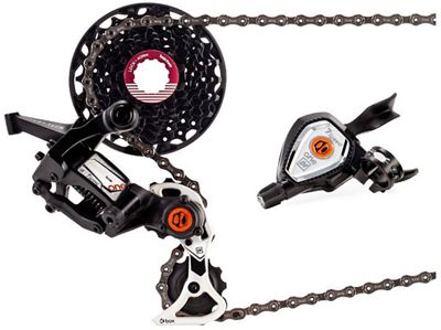 Box One DH 7 Speed MTB Drivetrain Groupset - Black - 10-12t}, Black