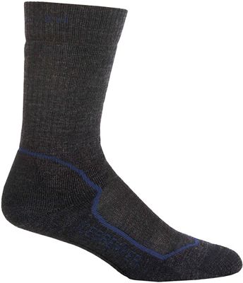 Icebreaker Hike+ Crew Merino Medium Cushion Sock - Jet Heather - XL