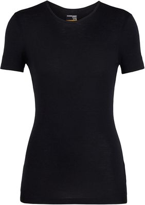 Icebreaker Women's 175 Everyday Merino SS Crewe - Noir