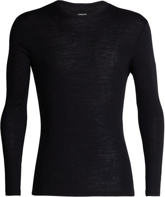 Icebreaker 175 Everyday Merino LS Crewe SS19 - Black - M}, Black