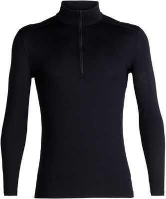 Icebreaker 200 Oasis Merino LS Half Zip SS19 - Black - L}, Black