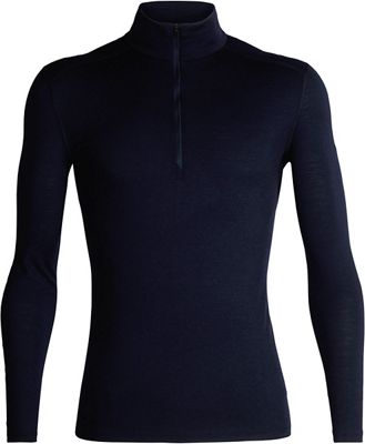 Icebreaker 200 Oasis Merino LS Half Zip SS19 - Midnight Navy - M}, Midnight Navy