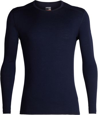 Icebreaker 200 Oasis Merino LS Crewe SS19 - Midnight Navy - S}, Midnight Navy