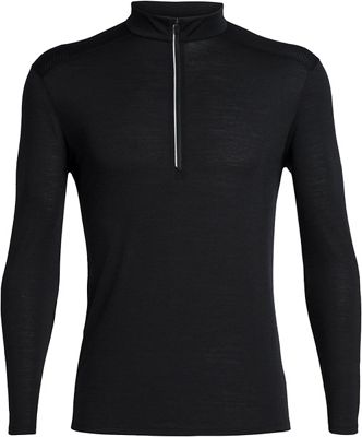 Icebreaker Amplify Long Sleeve Half Zip - Noir