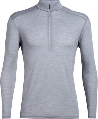 Icebreaker Amplify Long Sleeve Half Zip - Mineral Heather - XL